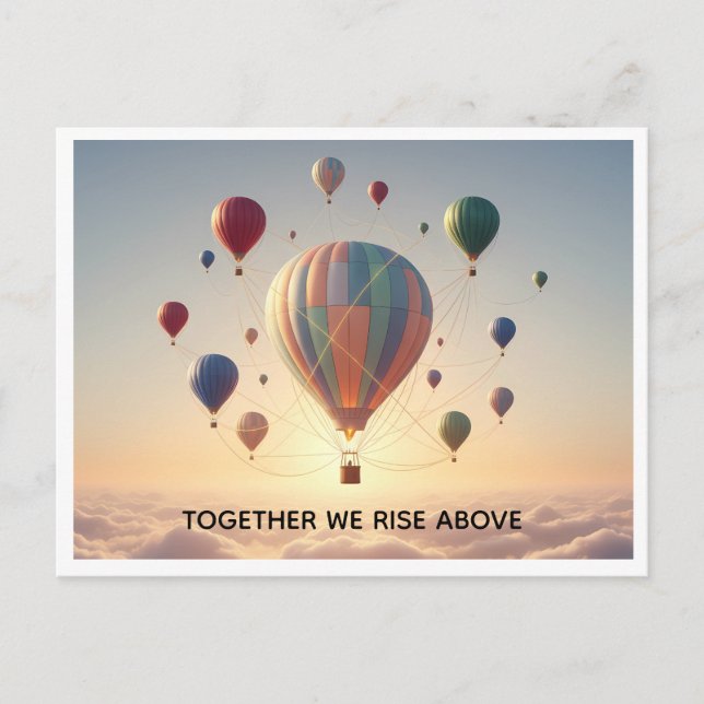 Cartão Postal Custom Motivational Quote post card (Frente)