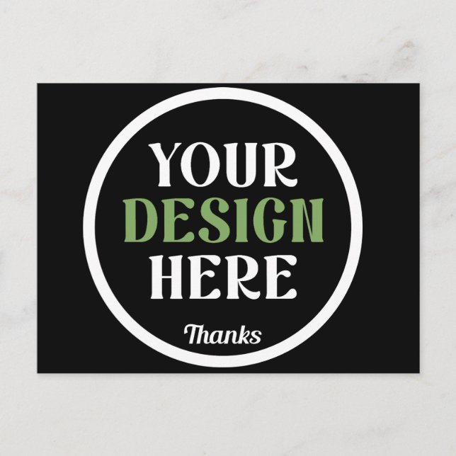 Cartão Postal custom, unique, sleek & minimalist hershey®'s kiss (Frente)