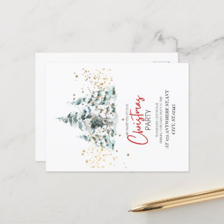 Cartão Postal Customizable Christmas Party Postcard