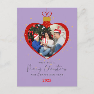 Cartão Postal Customized Merry christmas & Happy New Year Photo