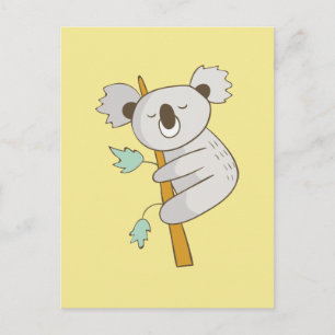 Cartão Postal Cut Happy Koala