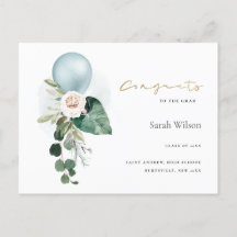 CUTE BALLOON FLORAL FORMANDO FELICITA ANÚNCIO