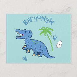 Cartão Postal Cute Baryonyx