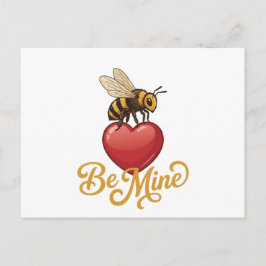 Cartão Postal Cute Be Mine Honeycomb