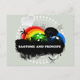 Cartão Postal Cute Fruity Saotome e Principe