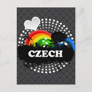 Cartão Postal Cute Fruty Czech
