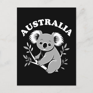 Cartão Postal Cute Koala - Austrália
