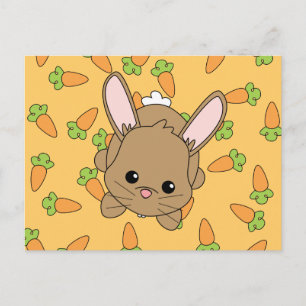 Cartão Postal Cute Lil' Bunny