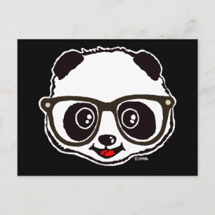 Cartão Postal Cute Panda