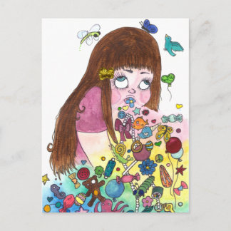 Cartão Postal Cute Puke