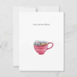 Cartão Postal Cute Support Encouragement You've Got This Card.