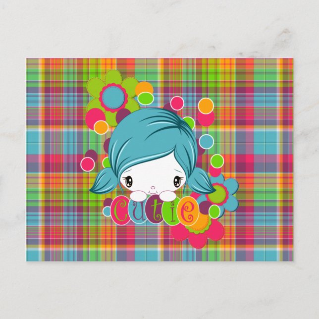 Cartão Postal Cutie (Frente)