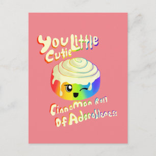 Cartão Postal Cutie Cinnamon Roll para Orgulho 2019