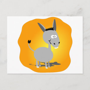 Cartão Postal Cutie Donkey