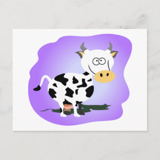Cartão Postal Cutie pequena vaca