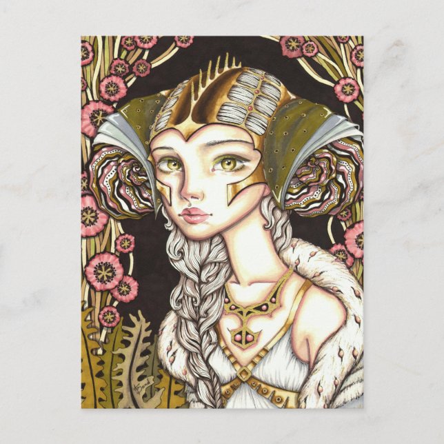 Cartão Postal Cyber Lady (Frente)