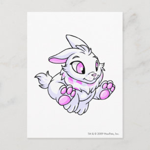 Cartão Postal Cybunny White
