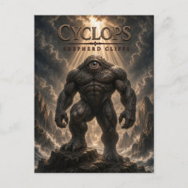 Cartão Postal Cyclops Shepherd Cliffs Dark Cinema