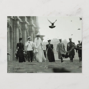 Cartão Postal Czar, Czarina, Imperatriz Marie, Michael Xenia Rús