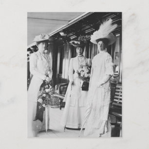 Cartão Postal Czarina Alexandra da Rússia & Imperatriz Marie