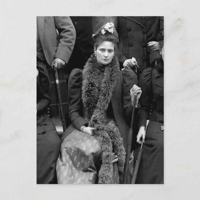 Cartão Postal Czarina da Rússia nascida princesa Alix de Hesse (Frente)