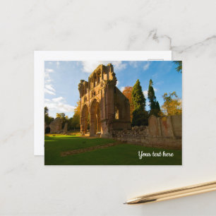 Cartão postal da Abadia de Dryburgh, Escócia