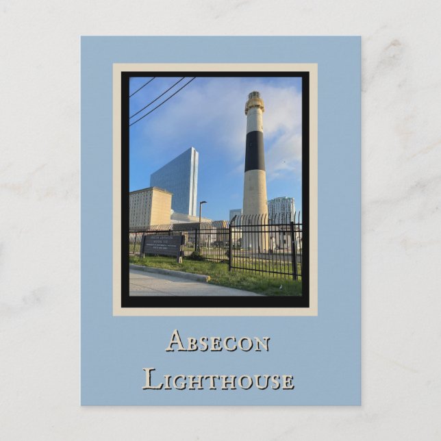 Cartão postal da Absecon Lighthouse  (Frente)