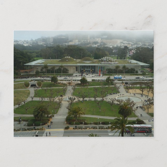 Cartão postal da Academia de Ciências da Califórni (Frente)