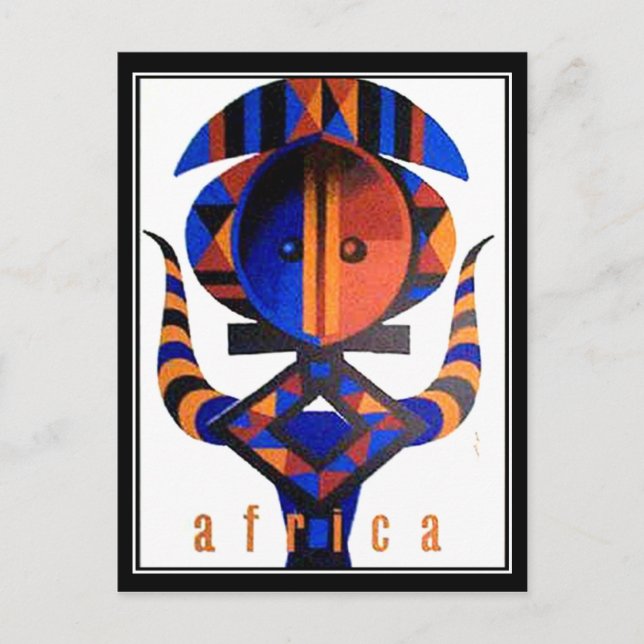 Cartão postal da África (Frente)