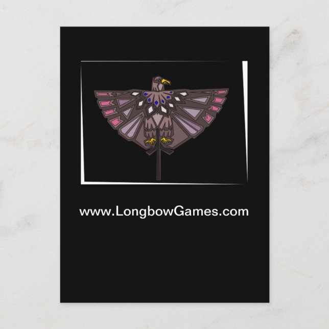 Cartão postal da águia (Frente)