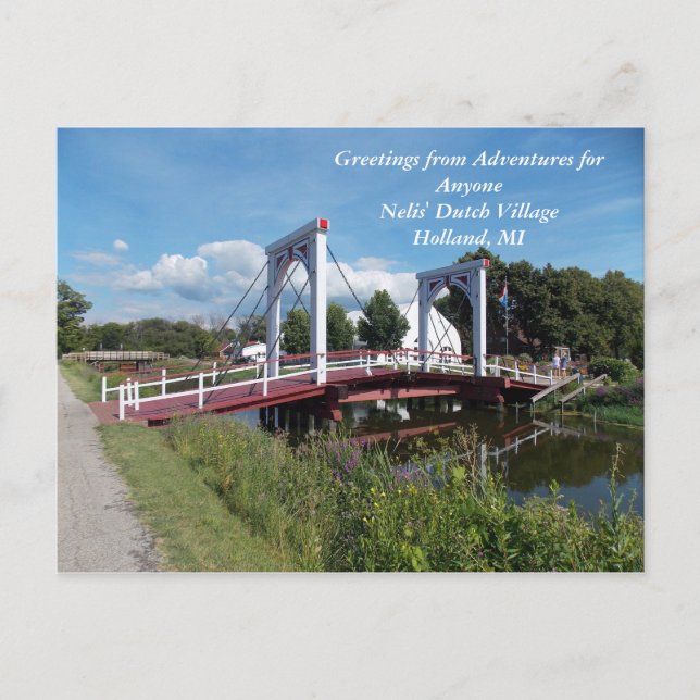 Cartão postal da Aldeia Neerlandesa AFA Nelis (Frente)