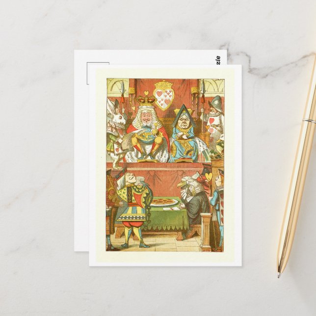 Cartão postal da Alice no País das Maravilhas (Frente/Verso In Situ)