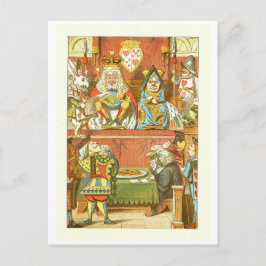 Cartão postal da Alice no País das Maravilhas