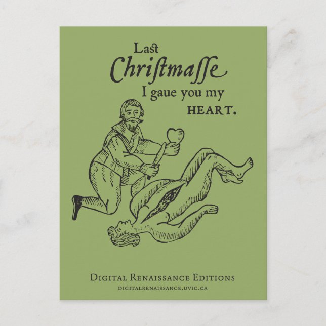 Cartão postal da antiga Inglaterra da Feliz (Frente)