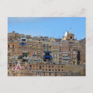 Cartão postal da Arquitetura Cityscape de Malta