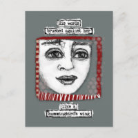 Cartão postal da Asa de Beija-flor