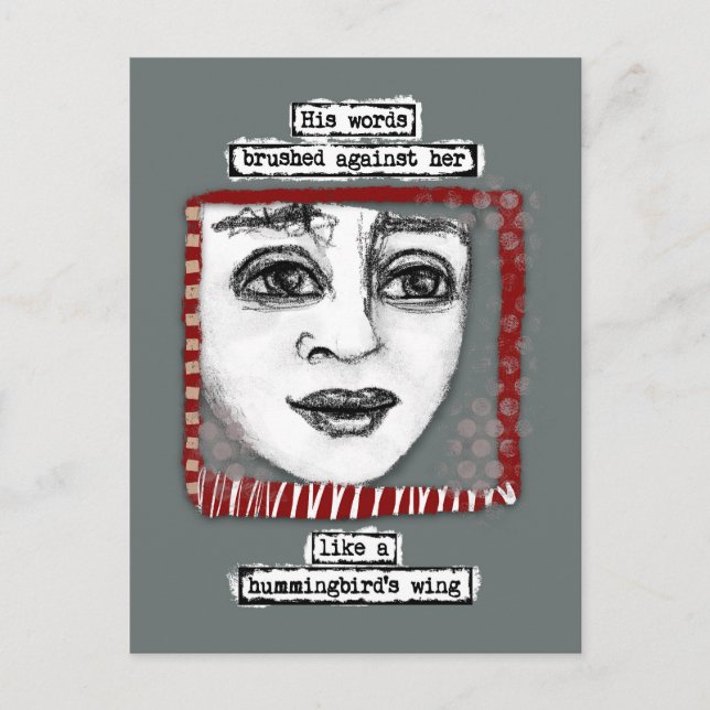Cartão postal da Asa de Beija-flor (Frente)