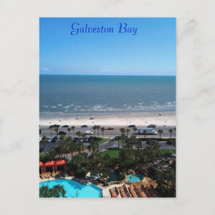 Cartão postal da Baía de Galveston
