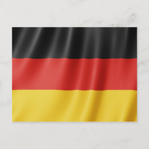 Cartão postal da bandeira alemã
