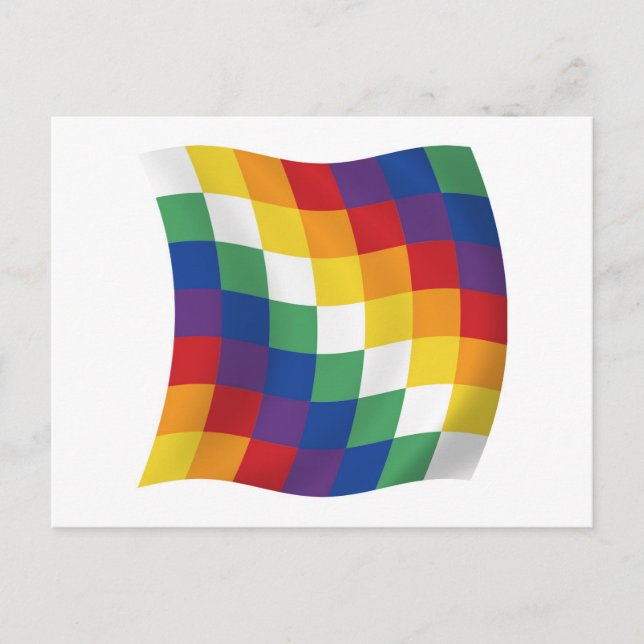 Cartão Postal da Bandeira Aymara (Frente)