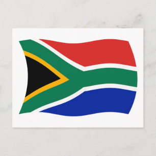 Cartão Postal da Bandeira da África do Sul