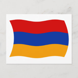 Cartão Postal da Bandeira da Armênia