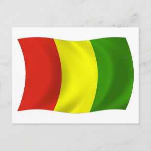 Cartão Postal da Bandeira da Guiné