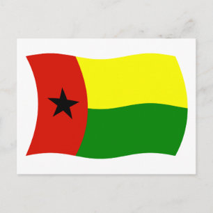 Cartão Postal da Bandeira da Guiné-Bissau