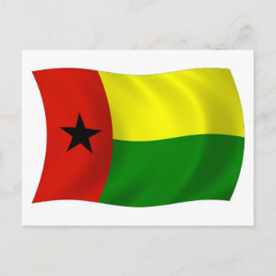 Cartão Postal da Bandeira da Guiné-Bissau