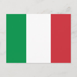 Cartão postal da Bandeira da Itália