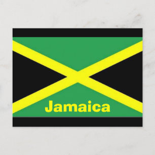 Cartão Postal da Bandeira da Jamaica