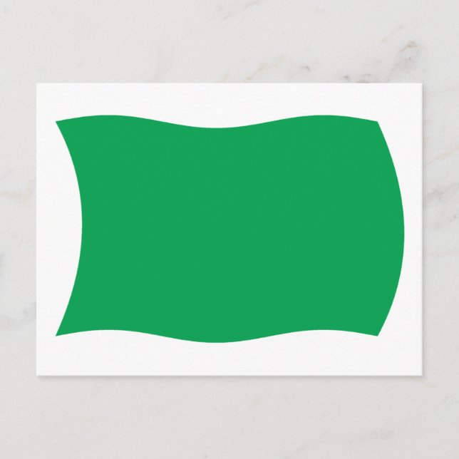 Cartão Postal da Bandeira da Líbia (Frente)