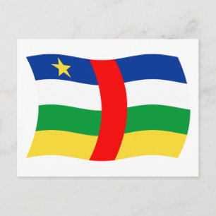 Cartão Postal da Bandeira da República Centro-Afri