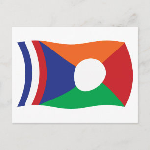 Cartão Postal da Bandeira da Reunião